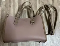 D.KELLY 2WAY ハンドバッグ ショルダー ピンク系