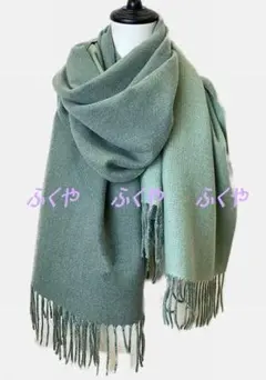 24H以内発送★上質カシミヤ100％リバーシブルカシミヤ大判マフラー285KSG