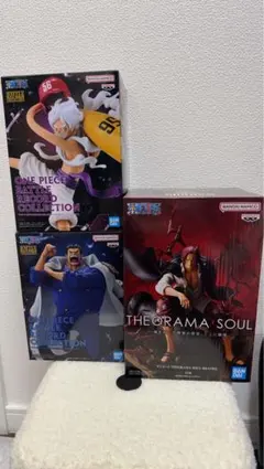 ワンピース フィギュア ルフィ ガープ シャンクス 3点セット