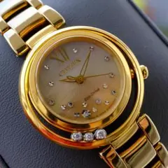 美品 CITIZEN シチズン ダイヤモンド10PゴールドEM0328-57P - メルカリ