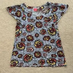 Cacharel for UT 花柄 フリルスリーブ Tシャツ S ユニクロのサムネイル