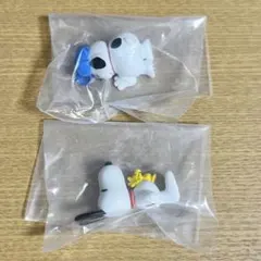 PEANUTS すやすやおやすみマスコット　2種セット