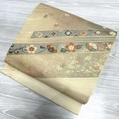 O-442 名古屋帯 名古屋仕立て 九寸 正絹 着物