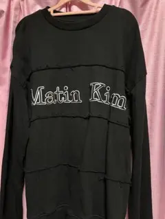 Matin Kim 黒 長袖スウェット