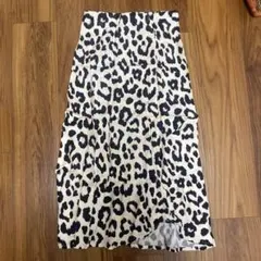 ヒョウ柄タイトスカート XSサイズ