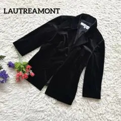 LAUTREAMONT【美品】【コーディロイ】【光沢】黒　ジャケット