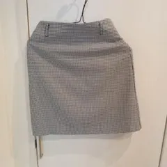 チェック柄タイトスカート M