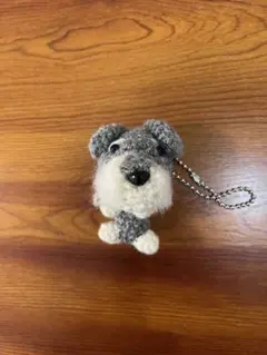 わんこのあみぐるみ キーホルダー　バッグチャーム　ハンドメイド