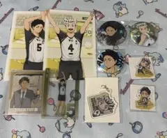 ハイキュー!! 梟谷高校 木兎 赤葦 缶バッジ ポストカード まとめ売り