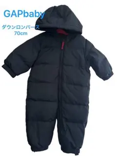 【美品】GAP フード付きアウター　ロンパース　70cm