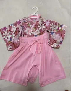 花柄着物スタイルセット 95cm以下