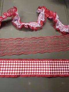 リボン セット 赤色 ③