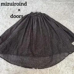 ミズイロインド mizuiro ind×DOORS別注 ギャザーブラウス 綿のサムネイル