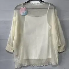 新品未使用　ilsolore シアーブラウス インナーセット M
