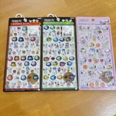 ボンボンドロップシール　スヌーピー　フレンズ　きょうだい　大人気　シール　まとめ