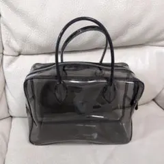 中古美品【boutique310】佐藤佳菜子 PVCボストン ニンジャのサムネイル