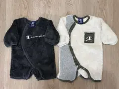 チャンピオン　ロンパース　フリース　ベビー　50 60 70 80