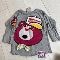 JAM ジャム　クマテンチョー　刺繍長袖Tシャツ 90cmのサムネイル