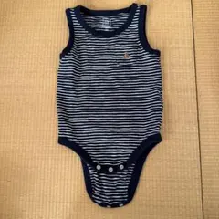 baby GAP ストライプロンパース 6-12ヶ月