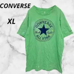 コンバース◇ビッグロゴTシャツ【XL】コットン100%　綿　オールスター　薄手