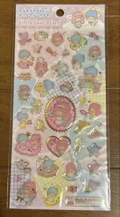 リトルツインスターぷっくりシール