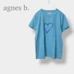 【agnes b. アニエスベー 】ハート　Tシャツ 半袖 カットソー　日本製のサムネイル