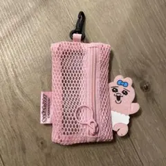 おぱんちゅうさぎ　ピンクメッシュポーチ