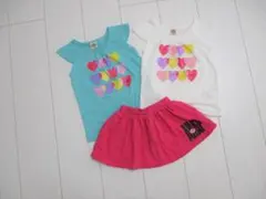 y57❤ANAP KIDS　フリルカットソー＆スカート　３枚セット　90❤