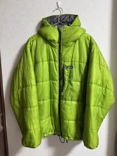 希少 パタゴニア メンズ・DAS パーカ ゲッコーグリーン Lサイズ 腰紐部破れのサムネイル
