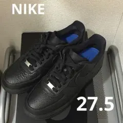 ナイキ エアフォース1 SP 黒 パンチング レザー 27.5 新品同様