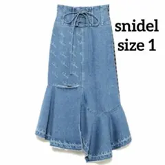 snidel QUEEN マーメイドデニムスカート ロングスカート サイズ1