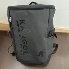 KANGOL ブラック メッシュバックパック