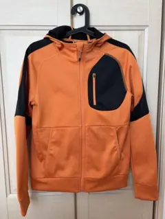 PUMA フード付きオレンジパーカーS