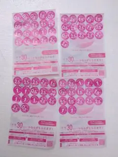 春のヤマザキ★春のパンまつり2025 ★点数シール★120点　4枚分