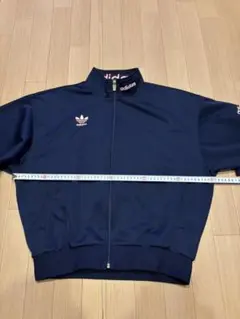 adidas トラックジャケット ネイビー ピンクのサムネイル
