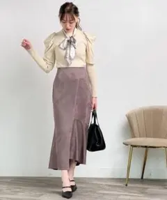 LIP SERVICE スエードアシメマーメイドスカート