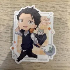 リゼロ 学園生活スマホ ステッカー スバル re:ゼロから始める異世界生活