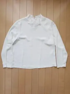 古着 ヴィンテージ フリルブラウス 長袖