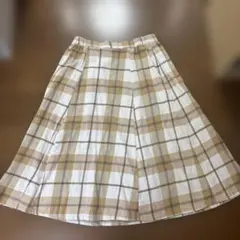 物価高応援SALE 膝下フレアスカート