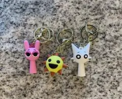 スプランキー キーホルダー 新品 ３個セット　ピンキー　ミスター・サン　ウェンダ