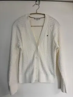 TOMMY HILFIGER ケーブルニット カーディガン XS 新品未使用