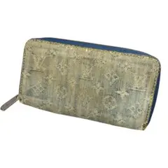 Louis Vuitton ルイヴィトン モノグラムデニム ジッピー長財布