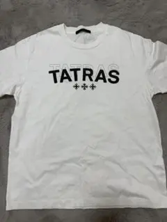 【TATRAS 】タトラス ロゴ Tシャツ 白 02サイズ Sのサムネイル