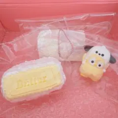 【スクイーズ】バタークッキークリームケーキの3点セット