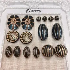 アンティーク調　アクリルビーズセット　16点☆送料無料