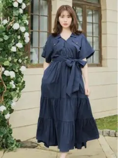 Her lip to Day Dreaming Long Shirt Dress