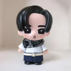 すのチル ソフビ用 スカーフ付き服セット Snow Man 目黒蓮 めめ 黒