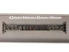 42mm/44mm/45mm/49mm Apple Watch用 メタルバンド