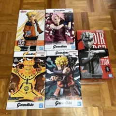 NARUTO ナルト 少年期 青年期 Grandista フィギュア 2種セット - メルカリ