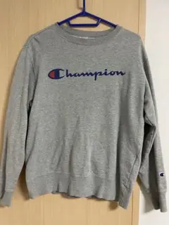 Champion グレー クルーネック トレーナー Lサイズ